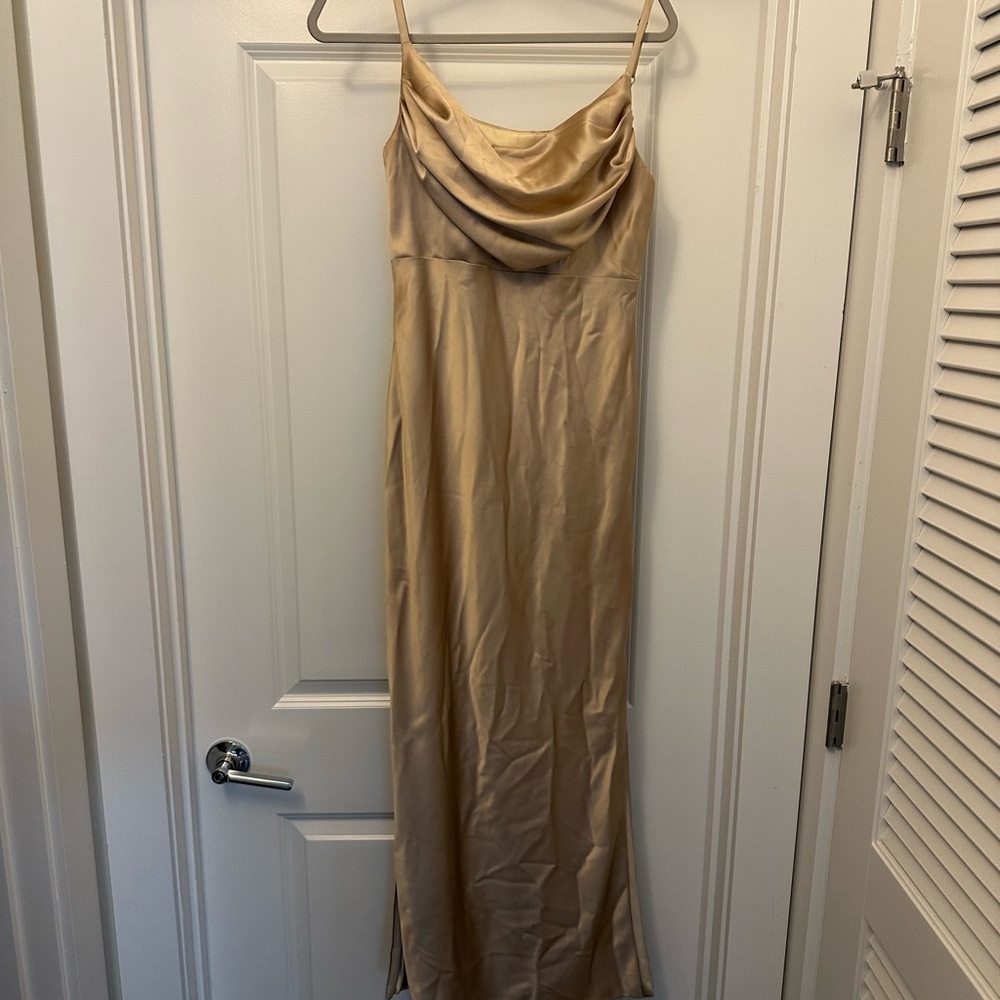 Revelry Gold Maxi Dress